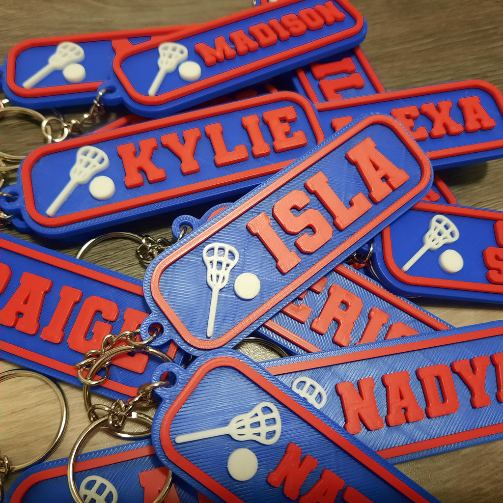 Lacrosse Keychains