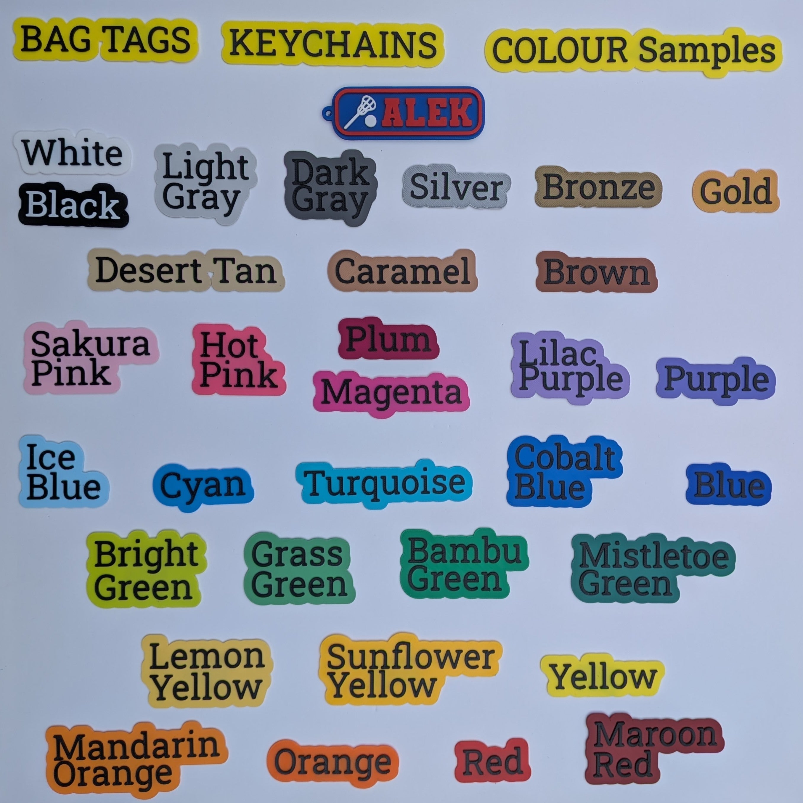 Lacrosse Keychains