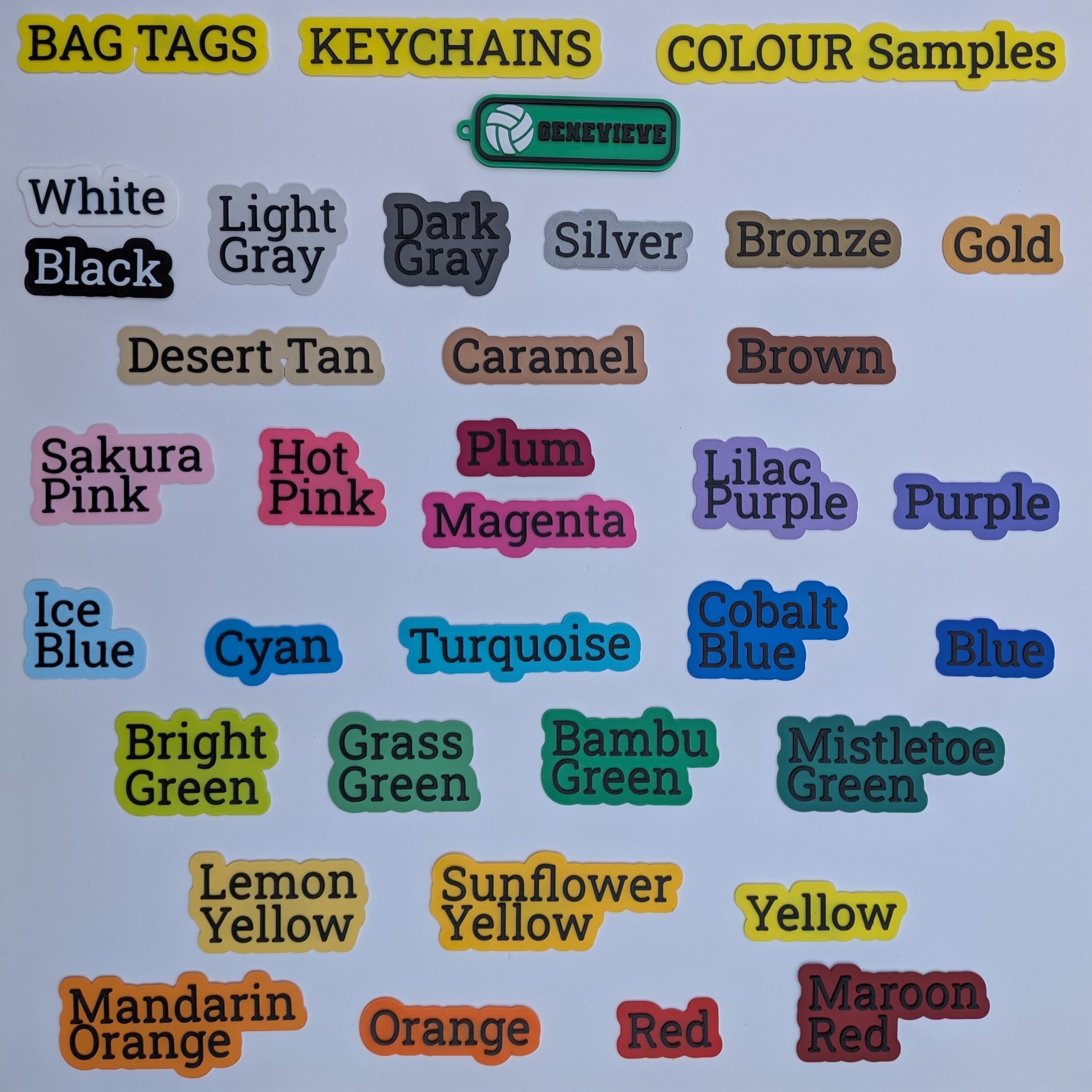 Volleyball Keychains