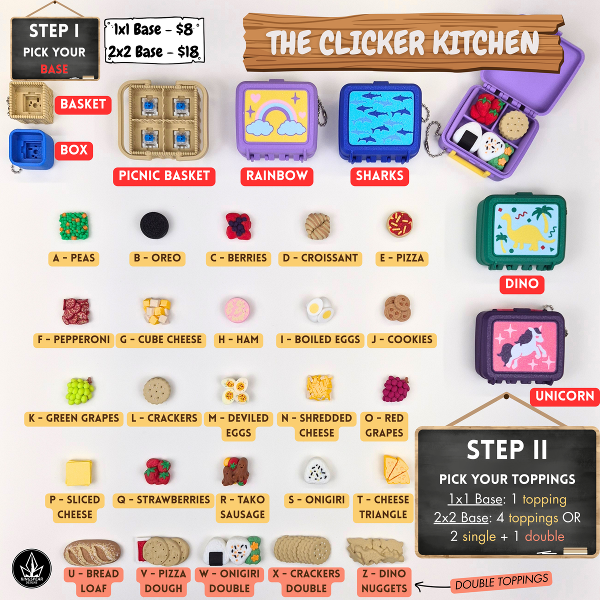 Clicker Kitchen - Build your own Lunch Box