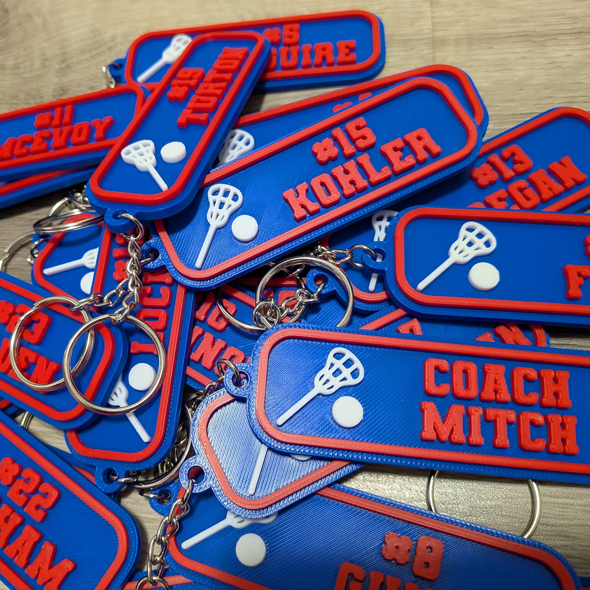 Lacrosse Keychains