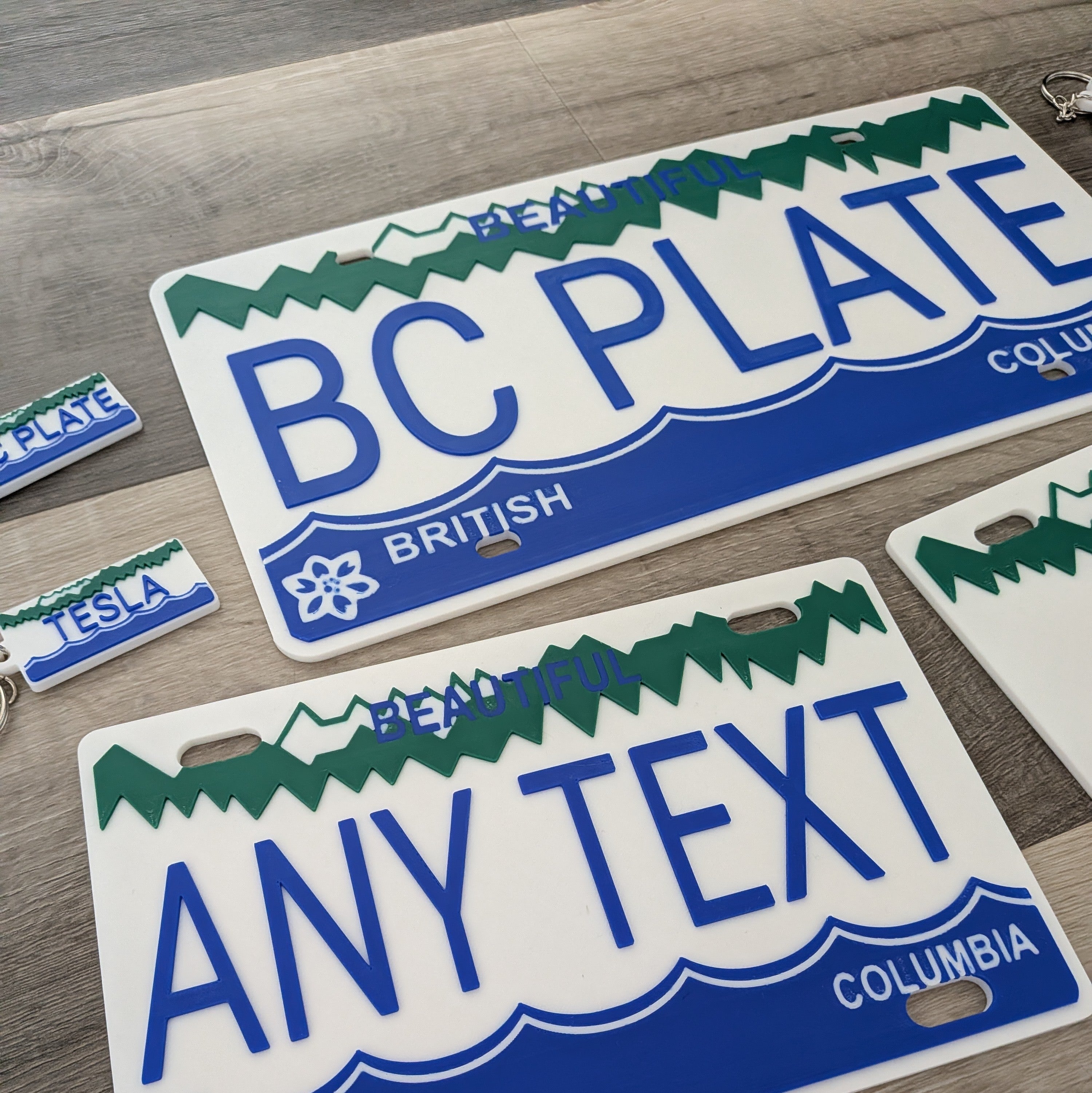 British Columbia License Plate Replica