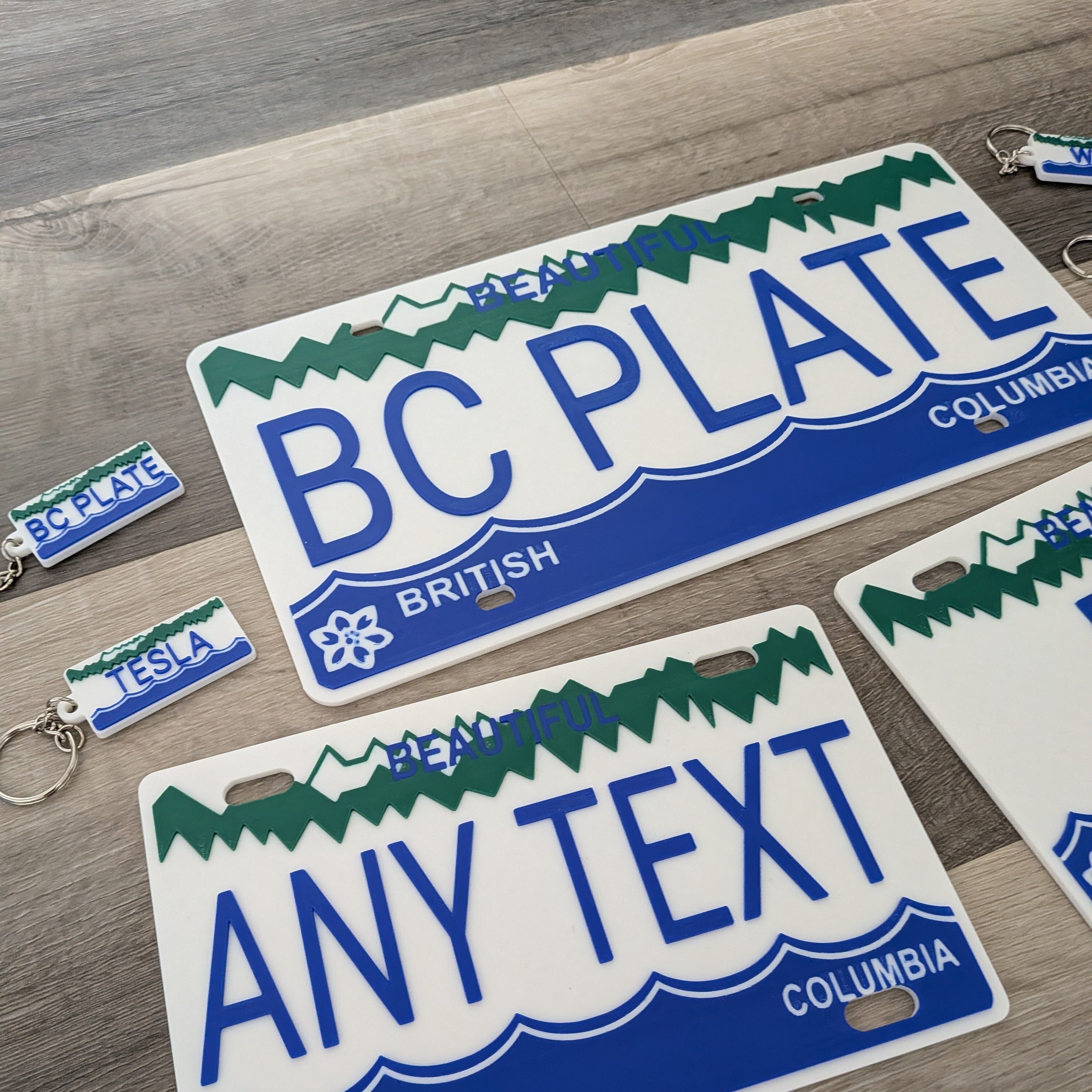 British Columbia License Plate Replica