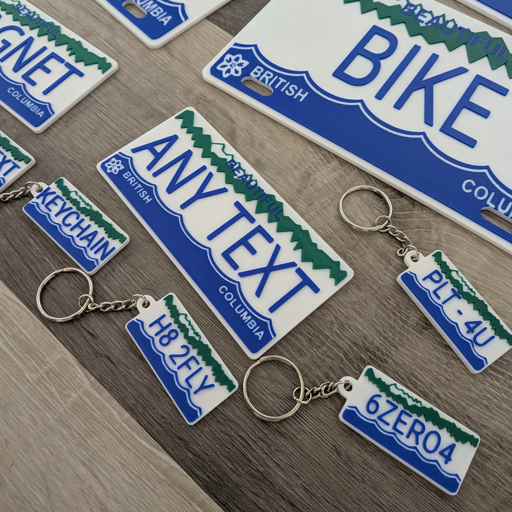 British Columbia License Plate Replica