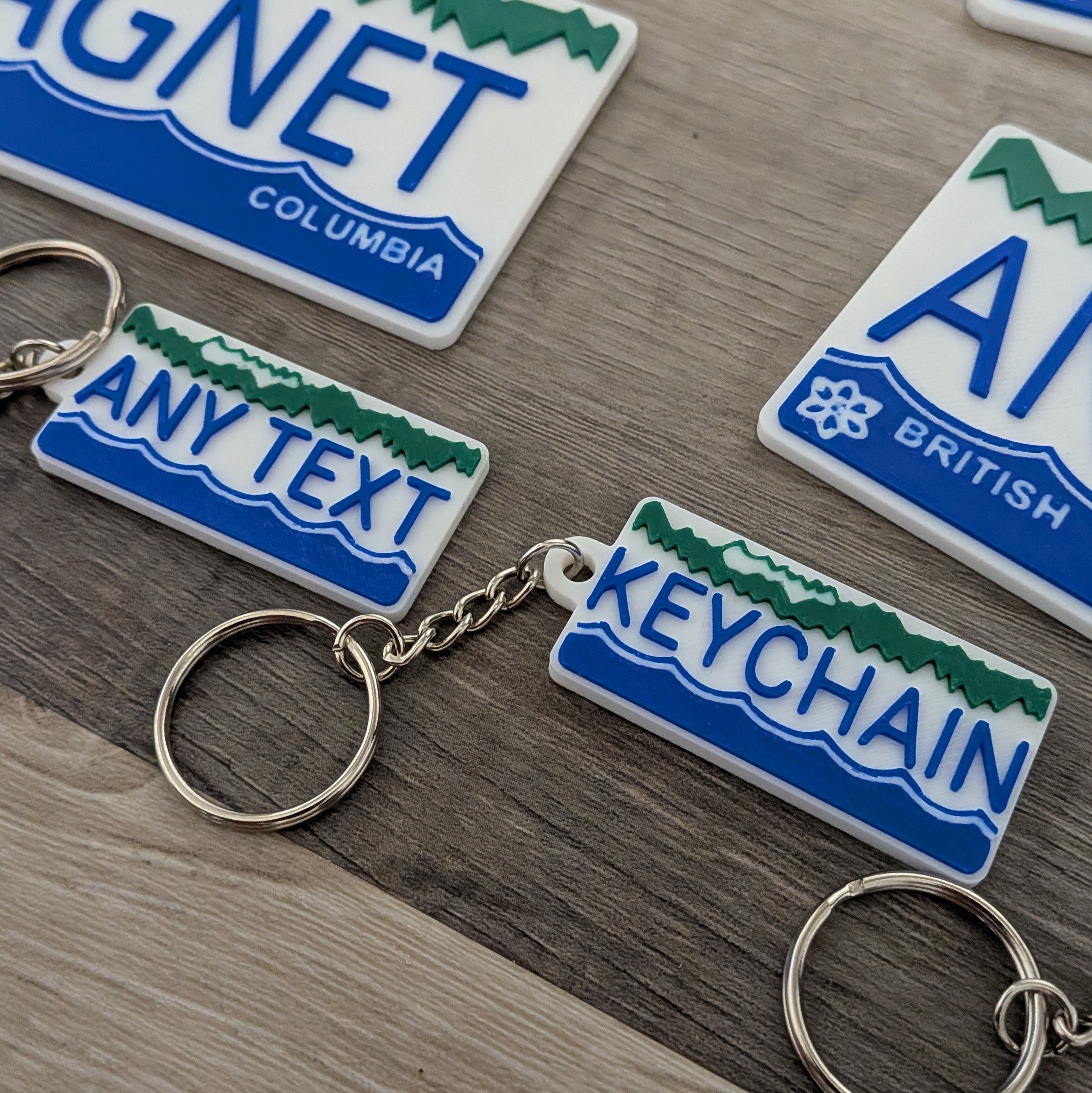 British Columbia License Plate Replica
