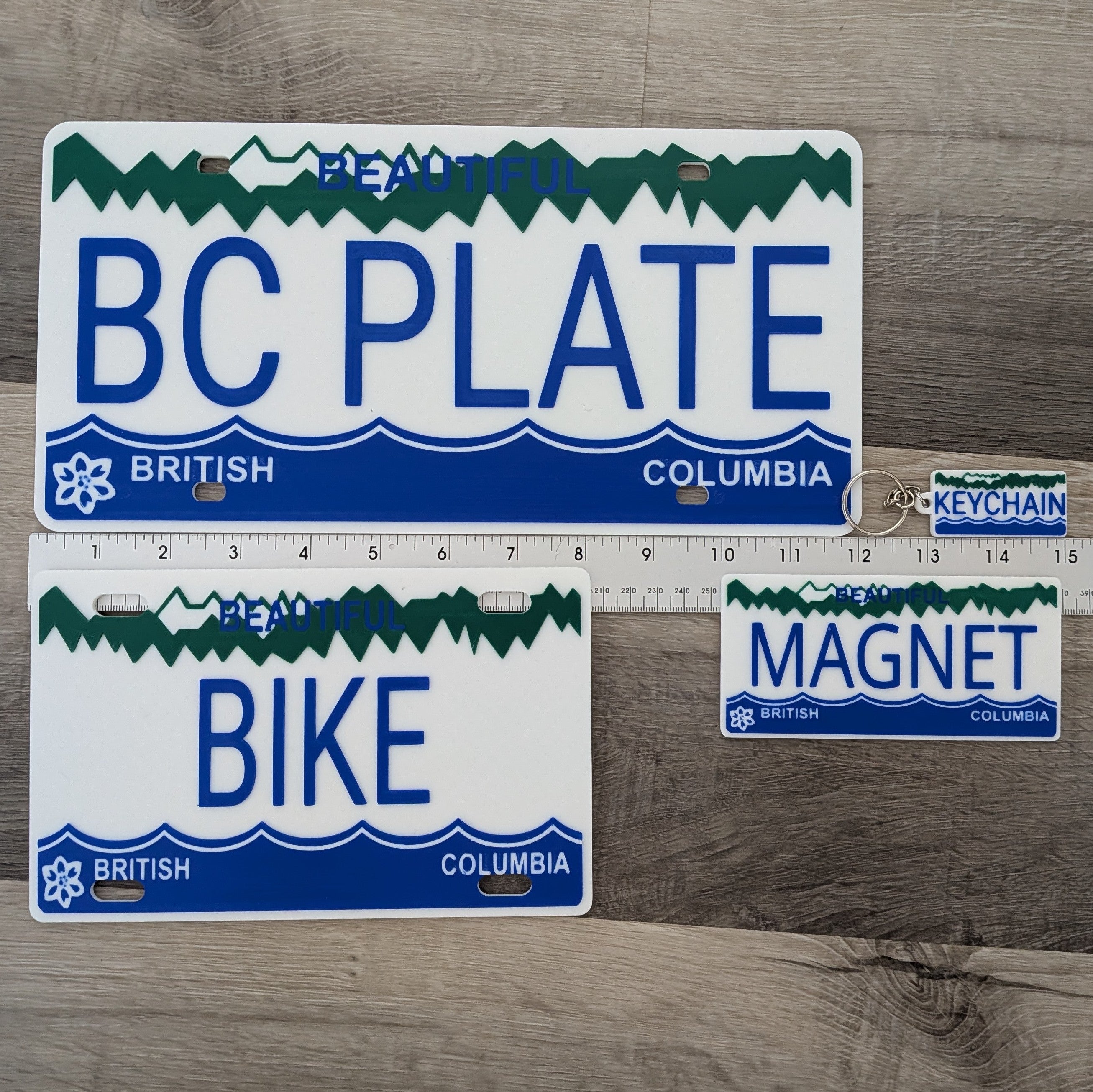 British Columbia License Plate Replica