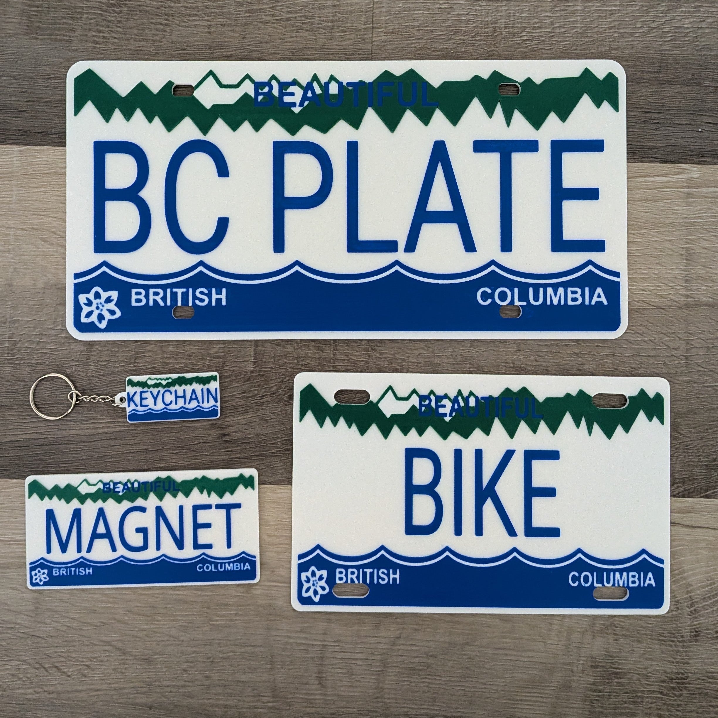 British Columbia License Plate Replica