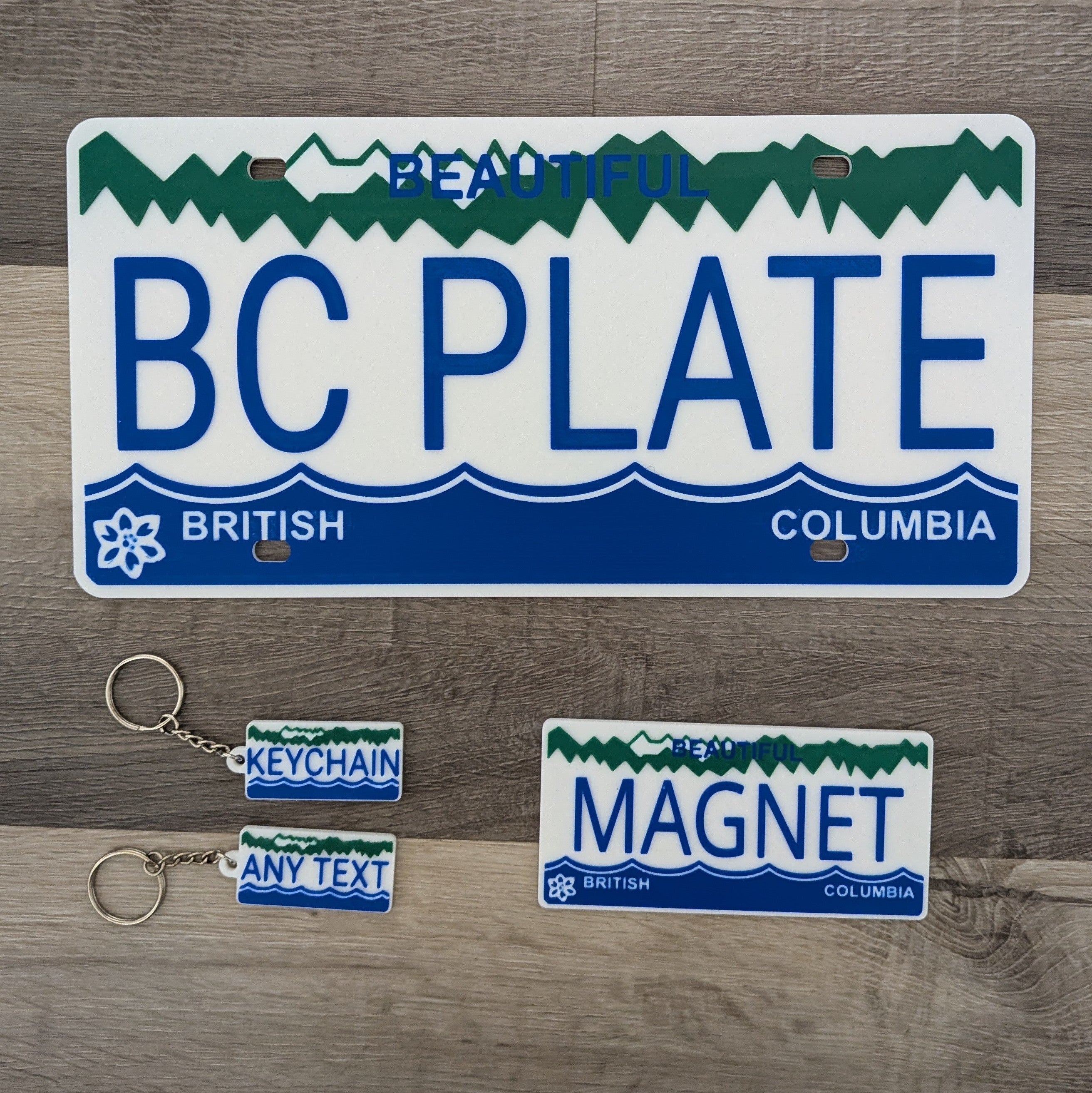 British Columbia License Plate Replica