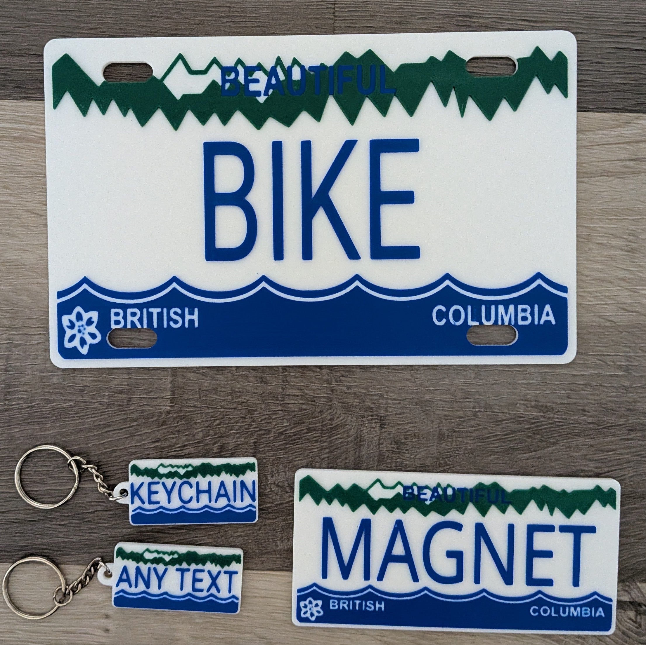 British Columbia License Plate Replica