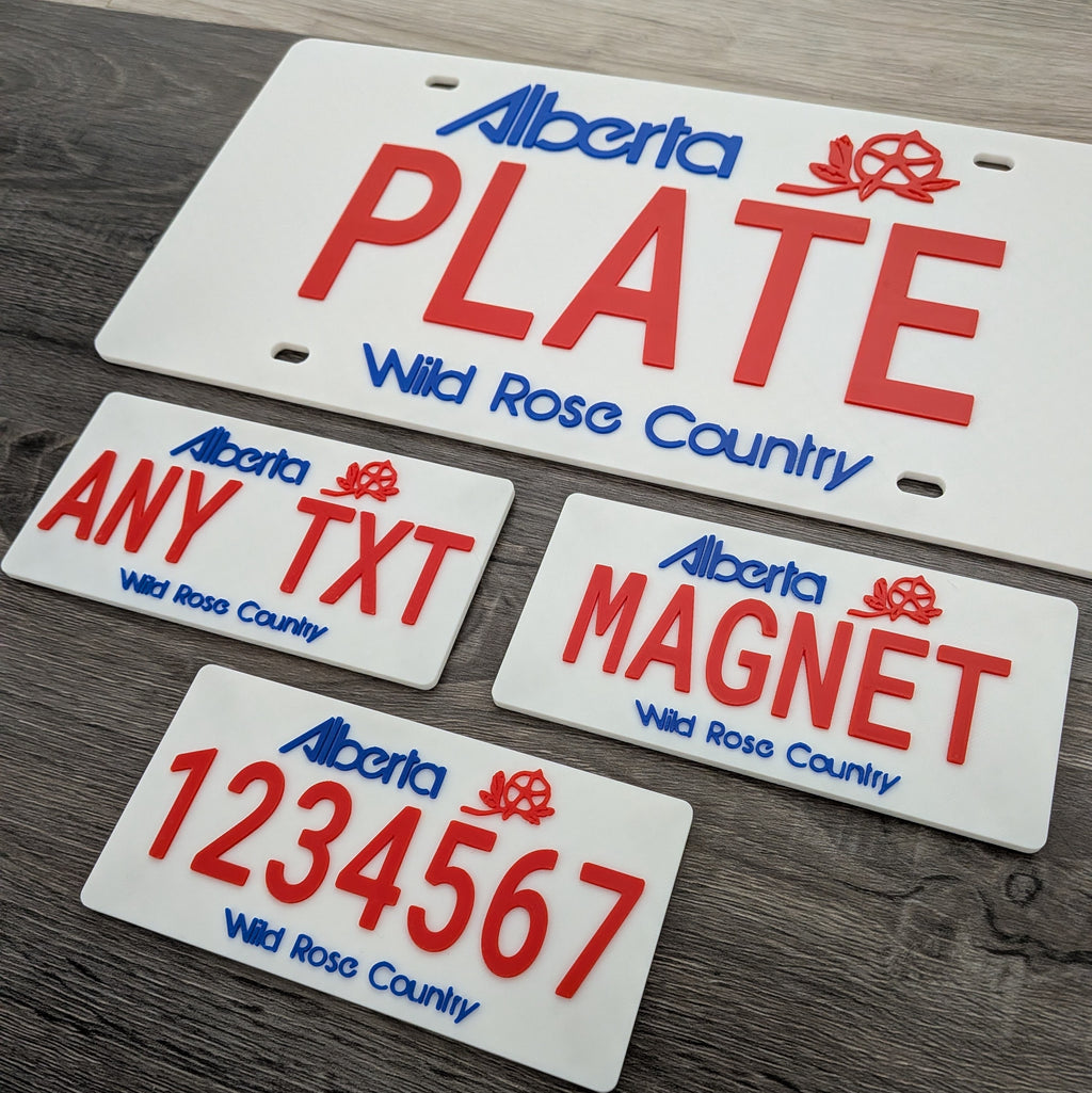 Alberta License Plate Replica