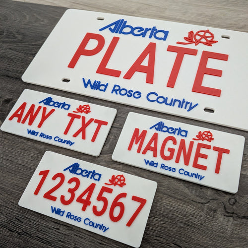 Alberta License Plate Replica
