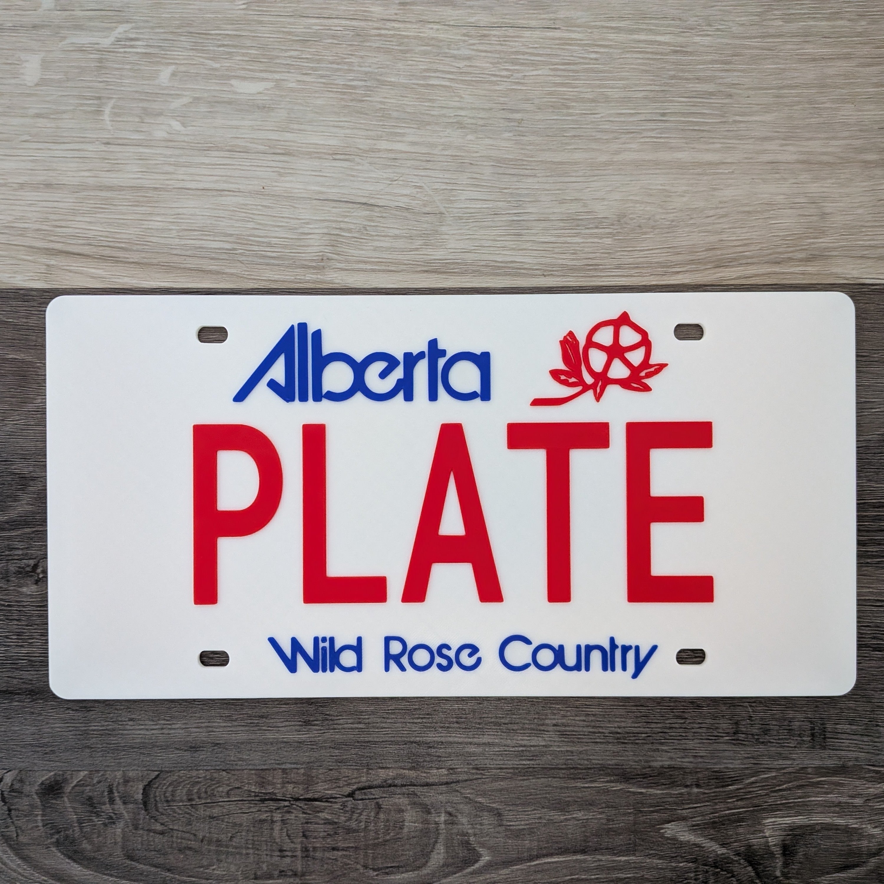 Alberta License Plate Replica