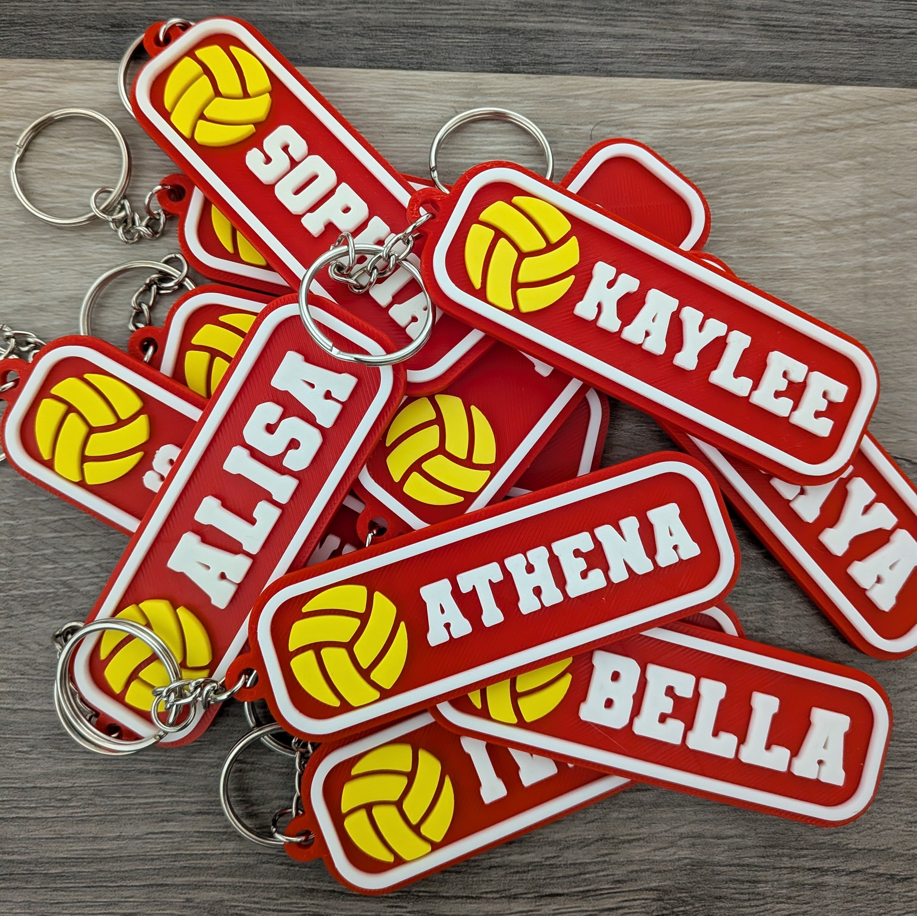Volleyball Keychains