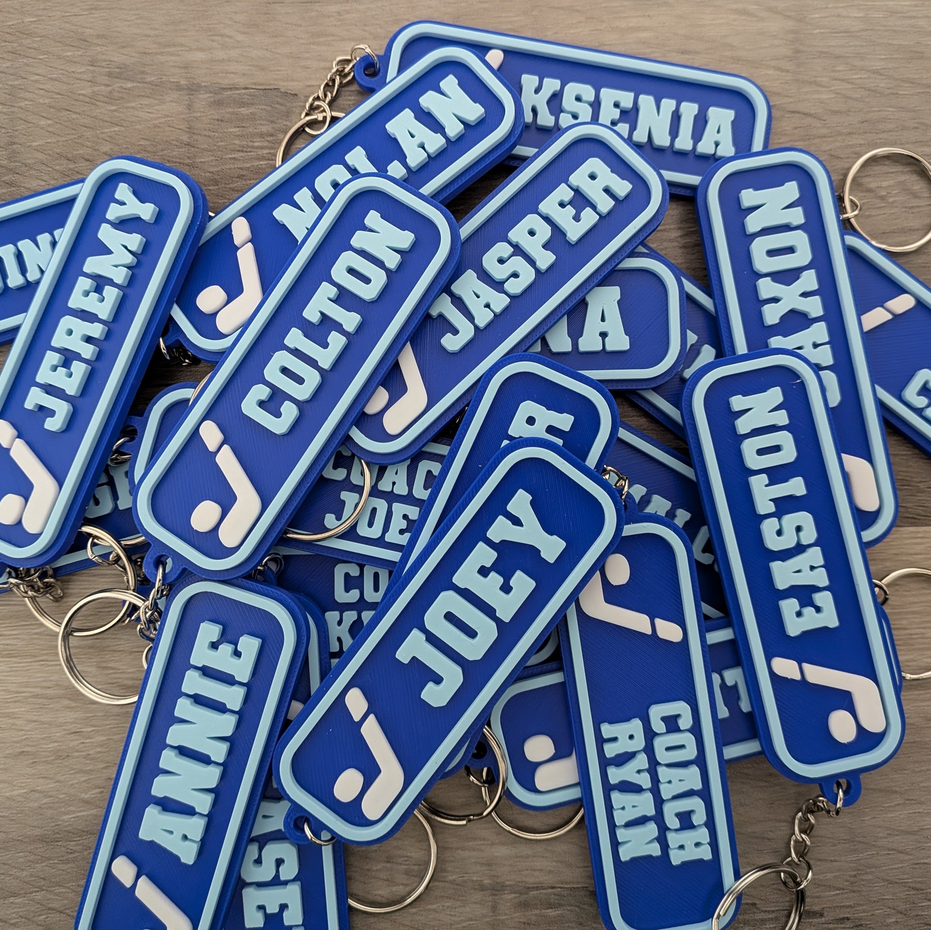 Hockey Keychains