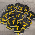 Jersey Hockey Team Keychains