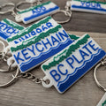 British Columbia License Plate Keychain