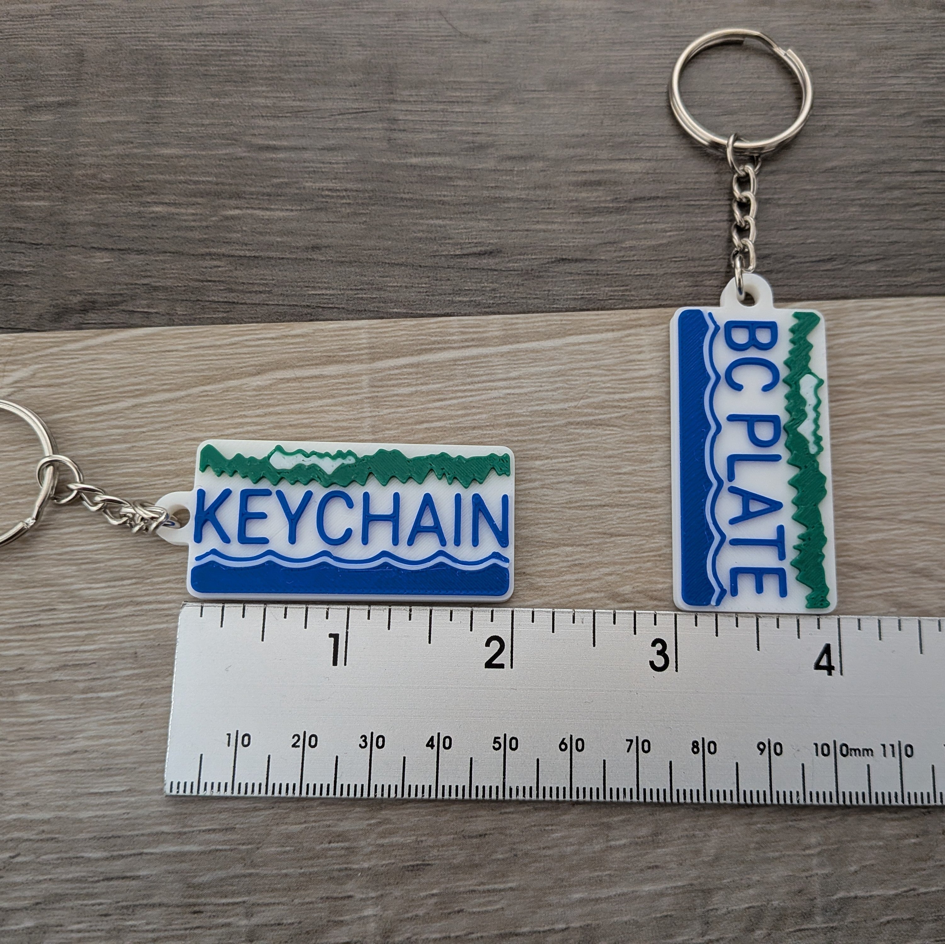 British Columbia License Plate Keychain