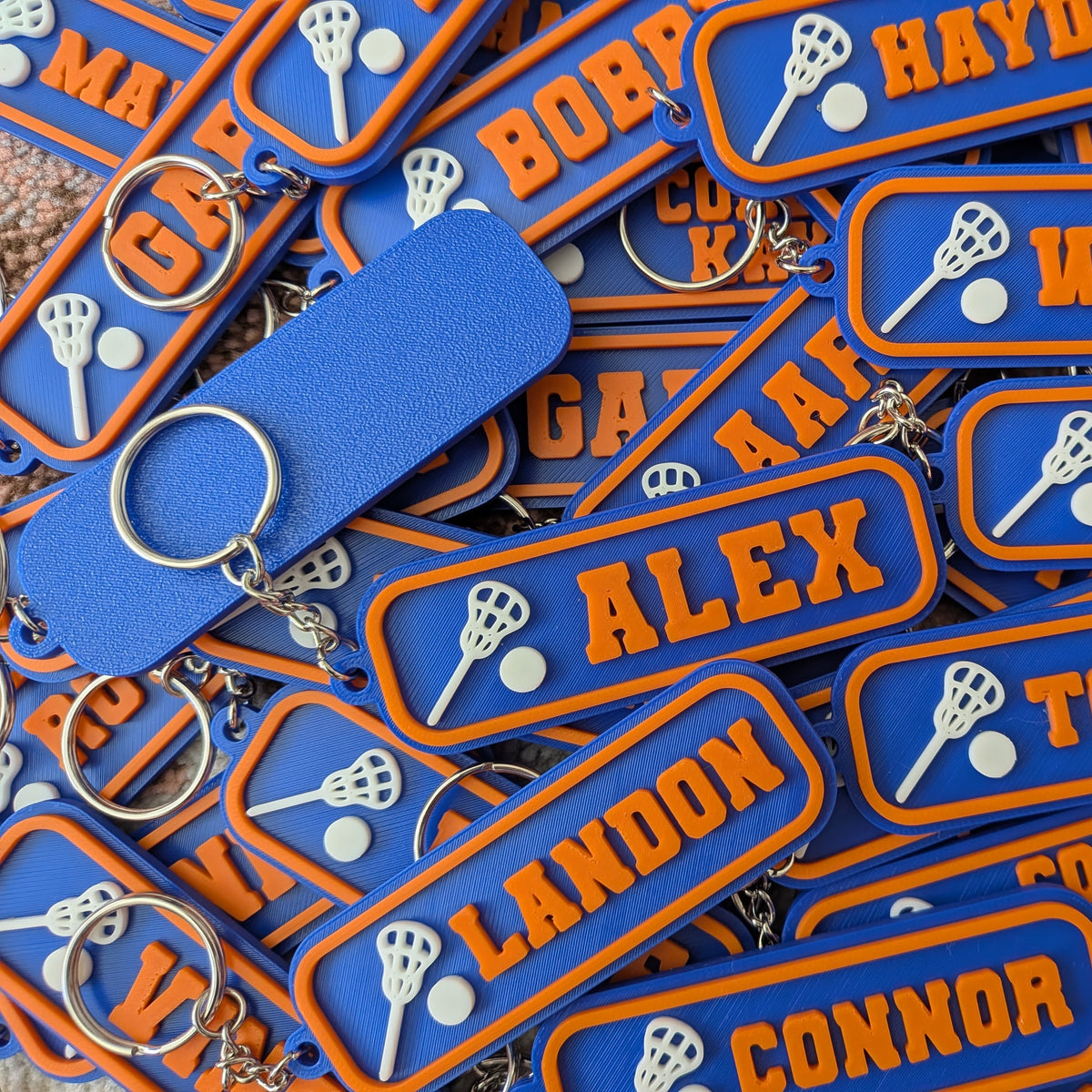 Lacrosse Keychains