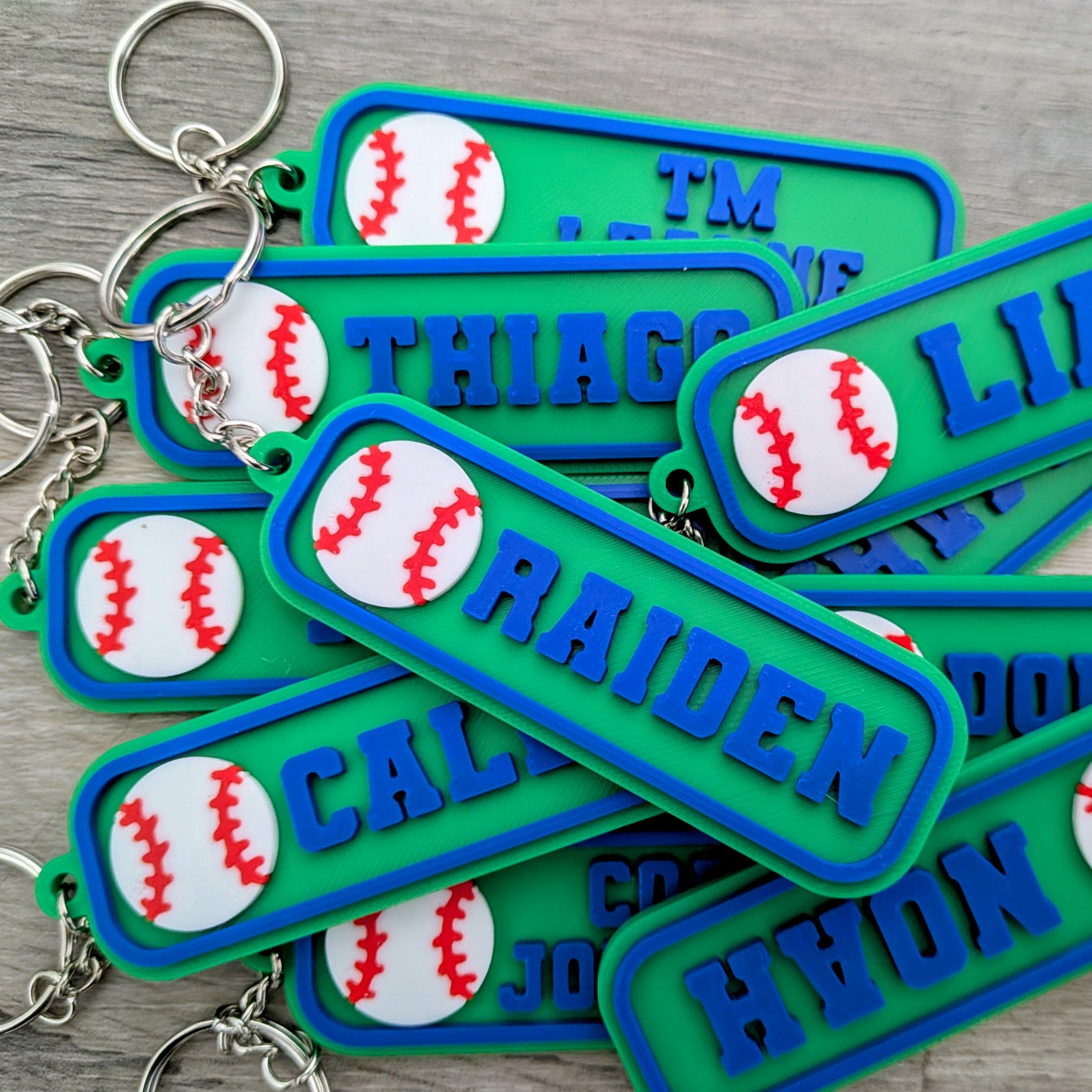 Baseball Keychains