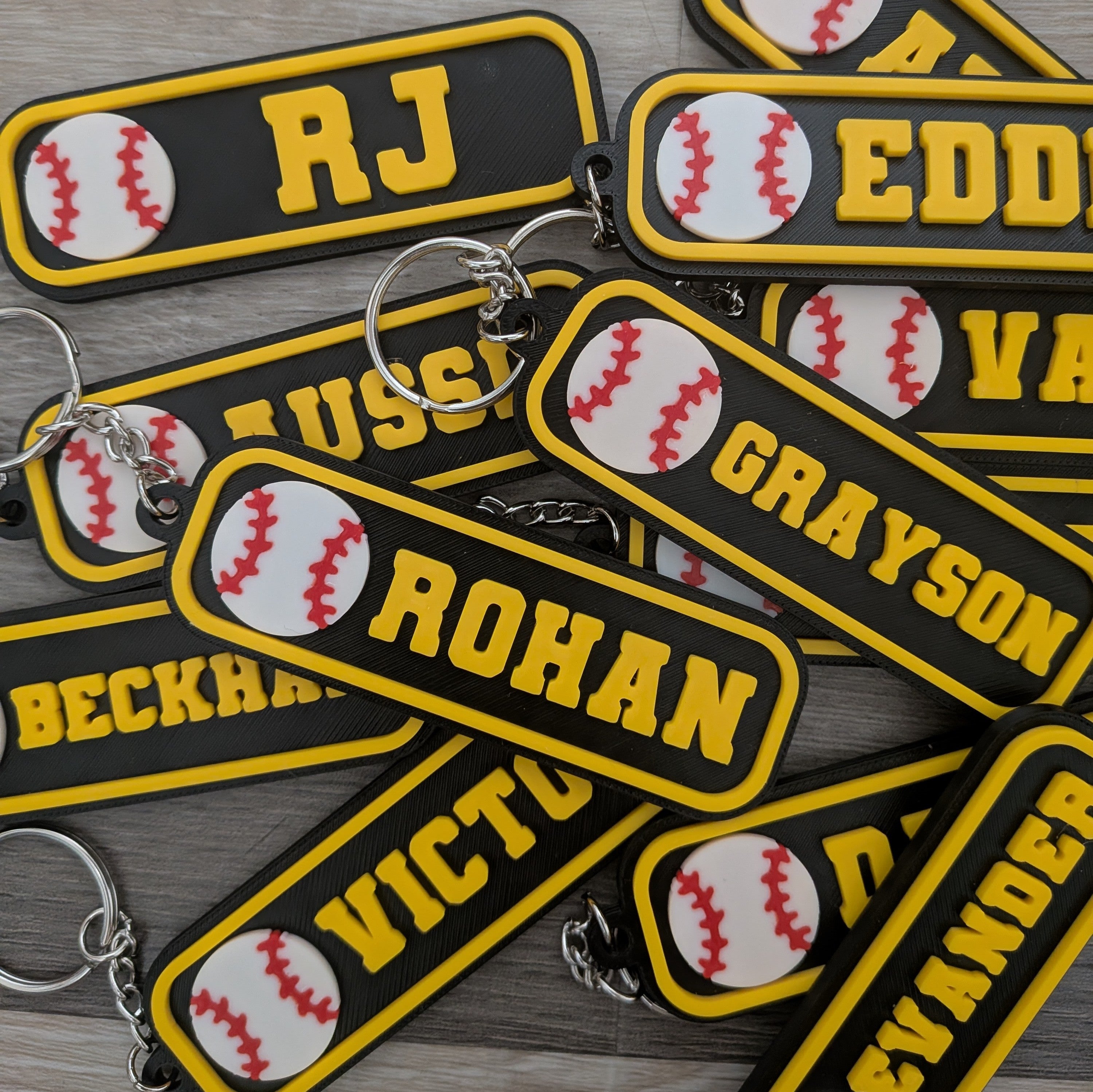 Baseball Keychains