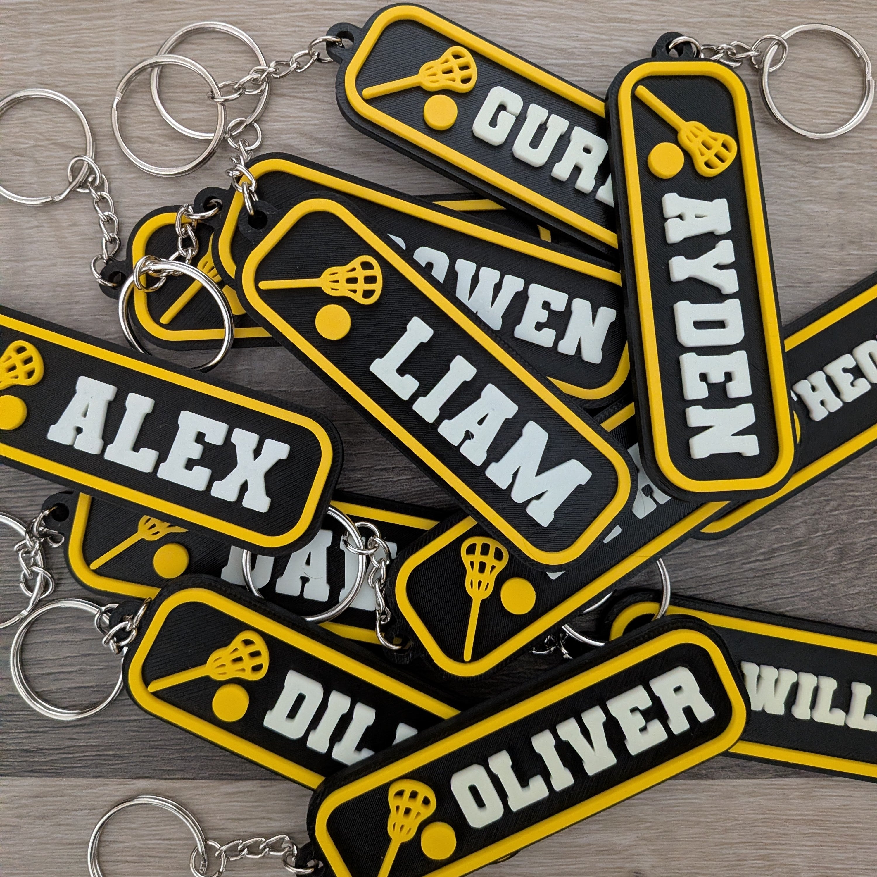 Lacrosse Keychains
