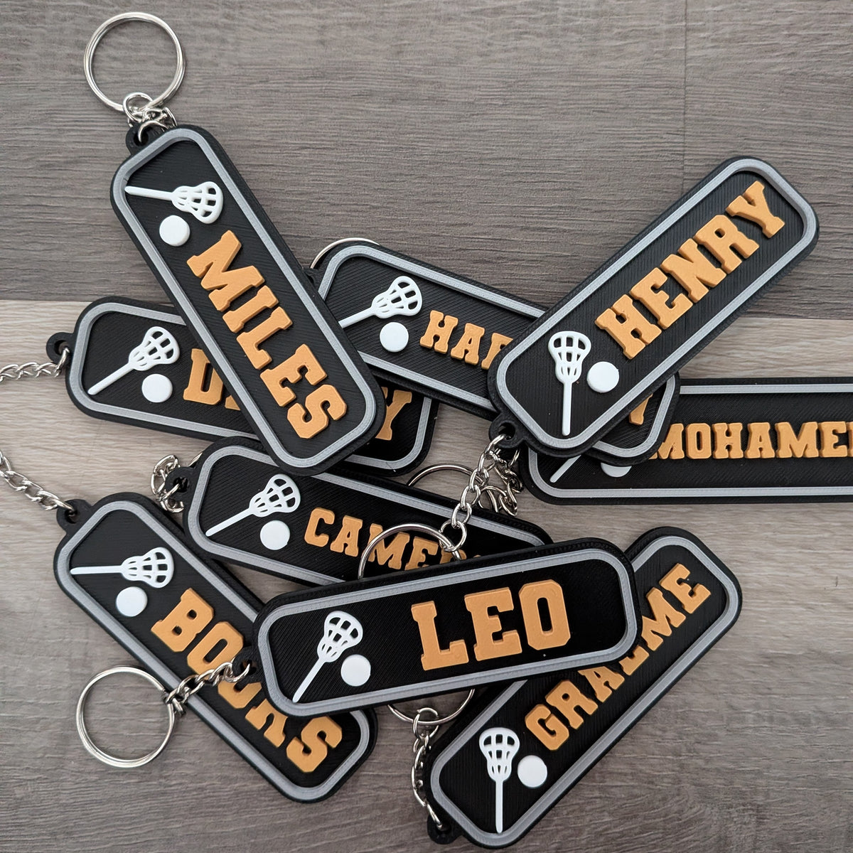 Lacrosse Keychains