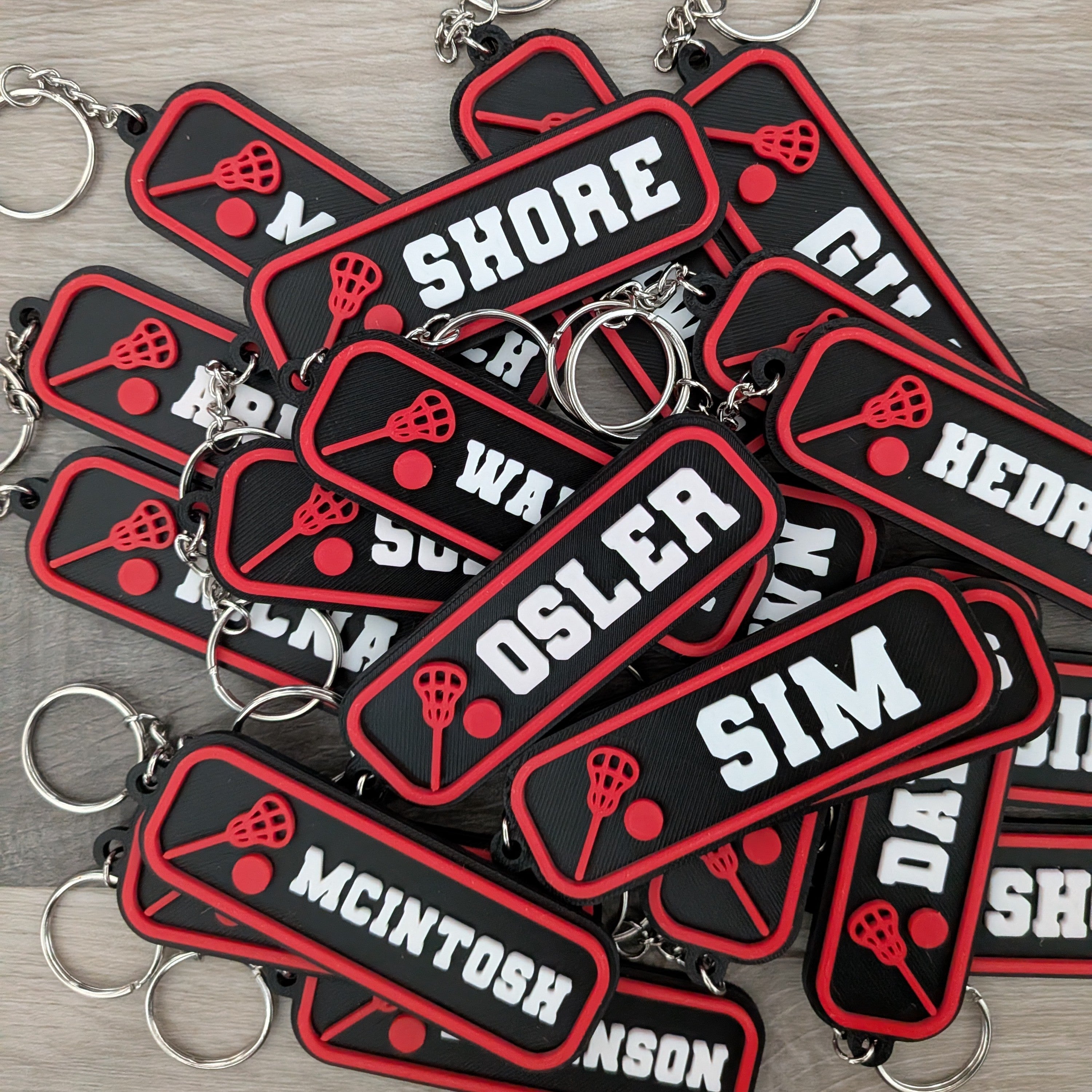 Lacrosse Keychains
