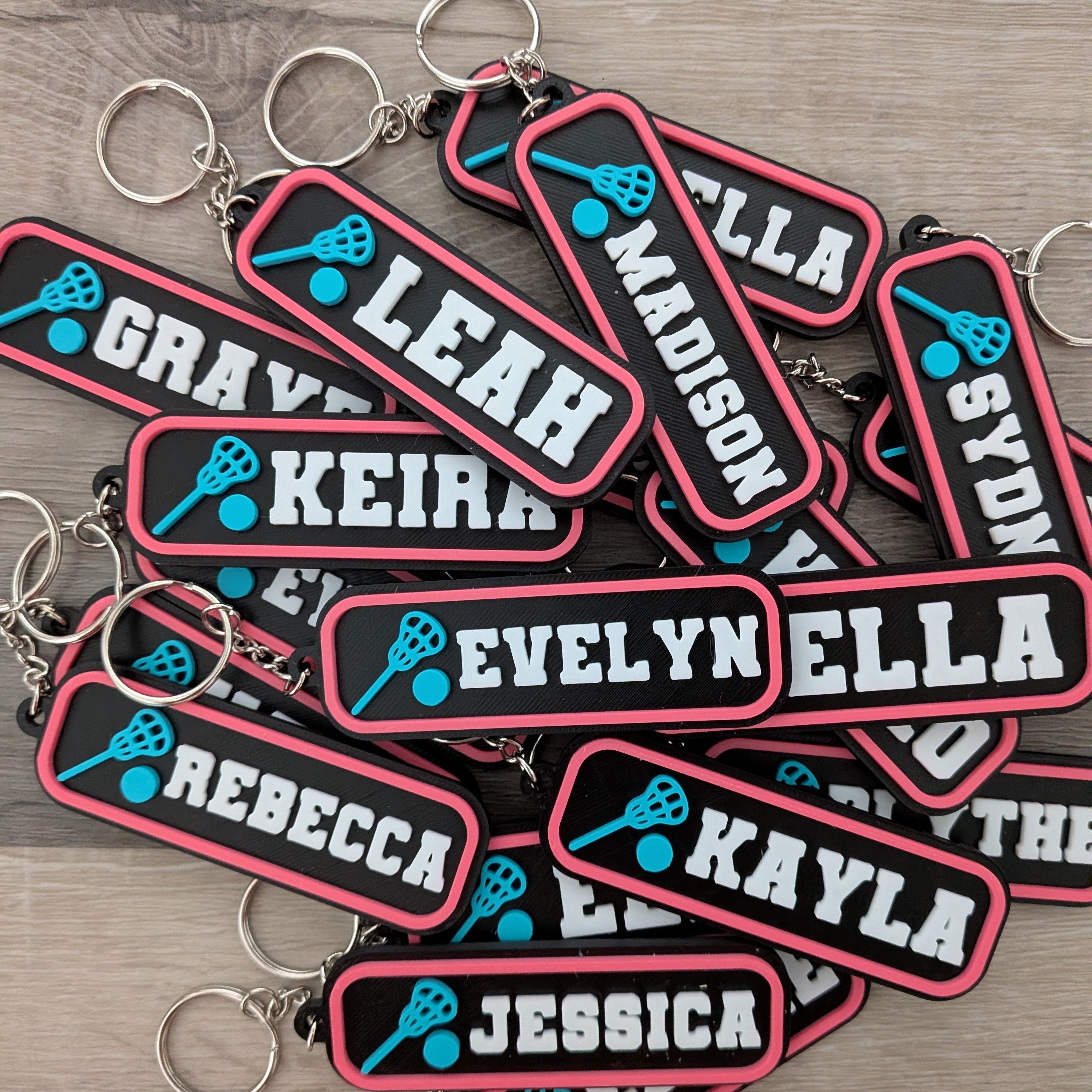 Lacrosse Keychains