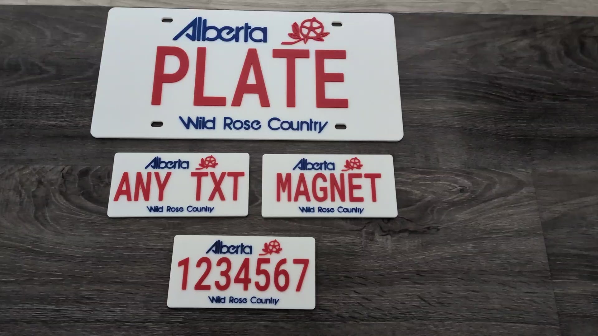 Alberta License Plate Replica