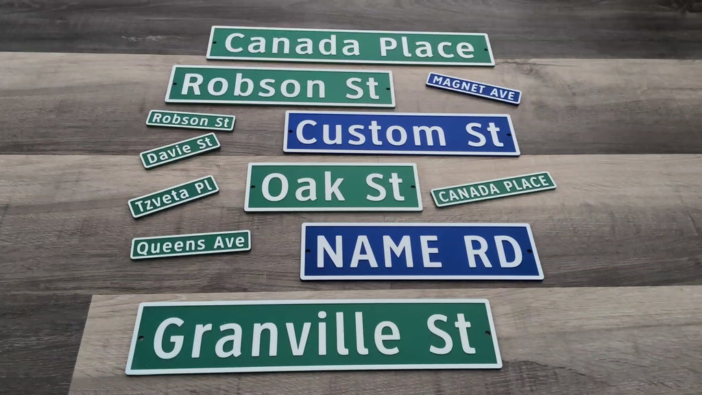 Street Name Signs